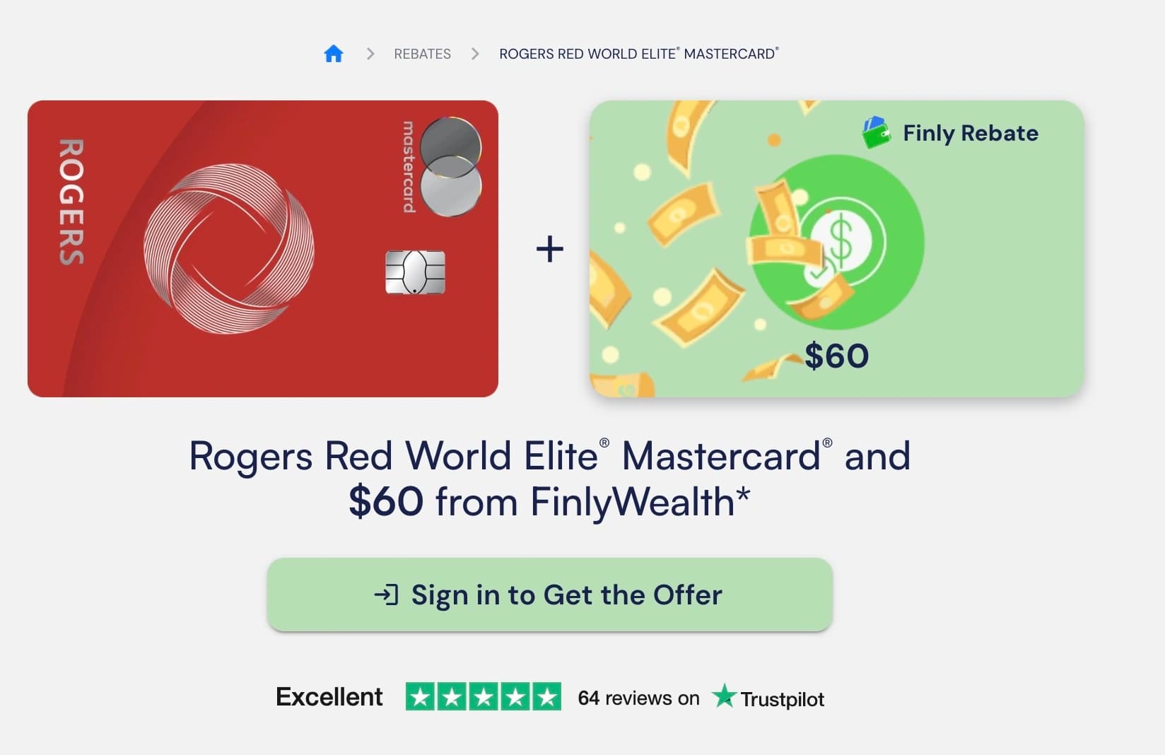 Rogers Red World Elite® Mastercard® Referral Program Screenshot